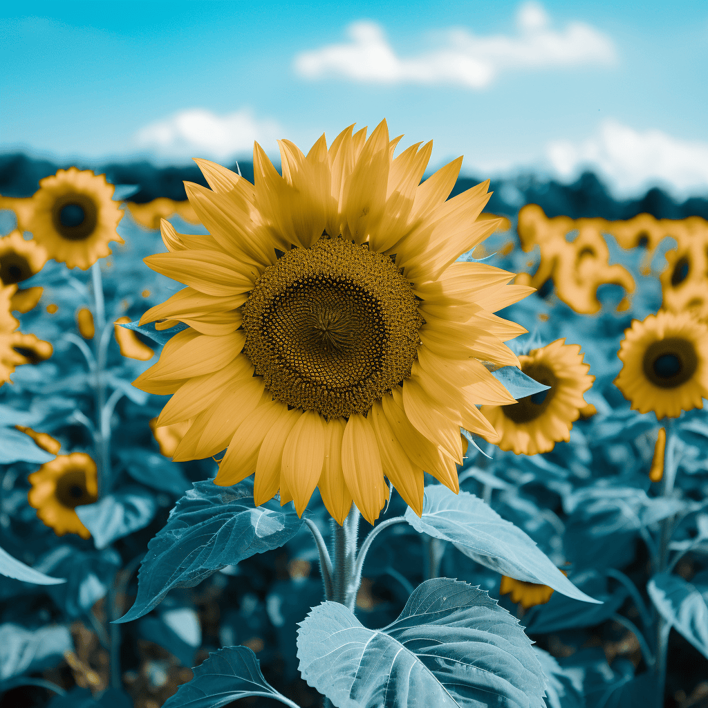 are blue sunflowers real Unveiling the Beauty: Yes, Blue Sunflowers Are Real!