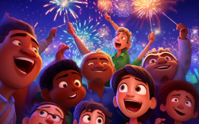 “Sparkling Skies: Celebrating America’s Freedom with Vibrant Fireworks Spectacles”